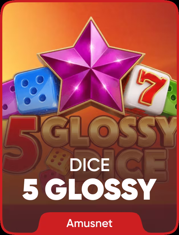 5 Glossy Dice