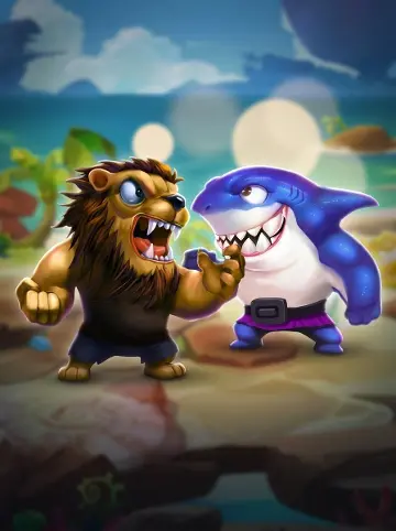 Lion VS Shark
