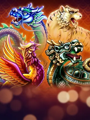 Tiger Turtle Dragon Phoenix