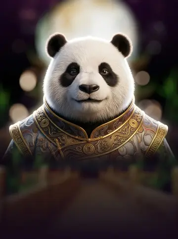 Full Moon: White Panda