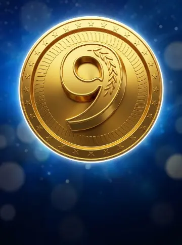 9 Coins Burning Board
