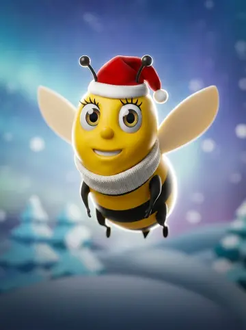 Santa Bumble Bee Hold and Win