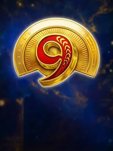 9 Coins™ Gold Burning Board™ Scratchcard