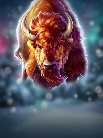 Majestic Wild Buffalo -Winter Wonderland