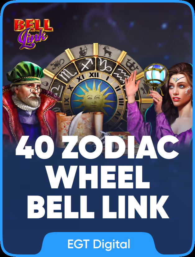 40 Zodiac Wheel Bell Link